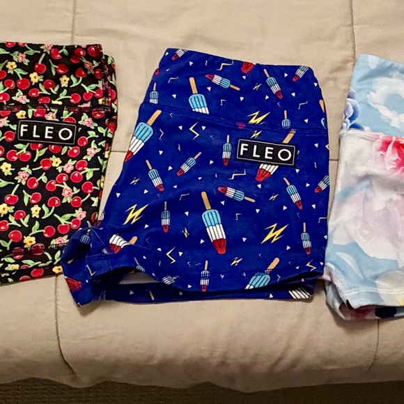 Fleo Pants - Fleo Active Shorts. They are used in good condition.